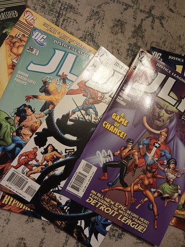 Lotto fumetti jla - dc, (29